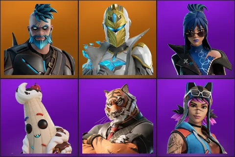 Omegarok, Spectra Knight, Hope, Lil Split, Oscar, Renegade Lynx