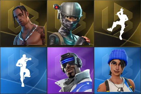 Travis Scott, Elite Agent, Take The L, Scenario, Blue Striker, Blue Team Leader