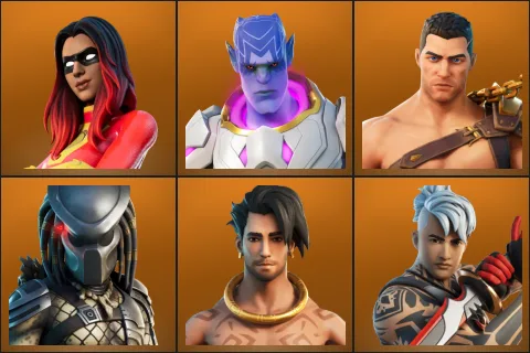 Joltara, Kymera, Menace, Predator, Raz, Ronin