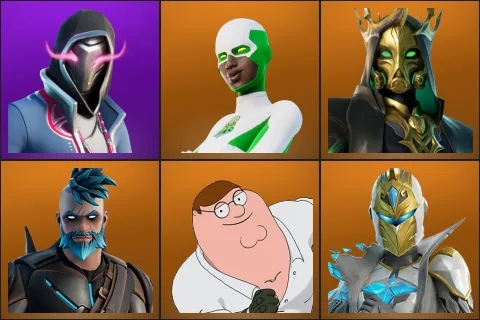 Xander, Backlash, Hades, Omegarok, Peter Griffin, Spectra Knight
