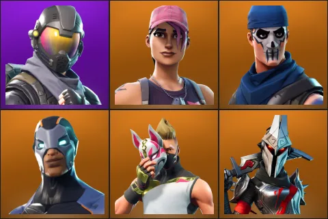 Rogue Agent, Rose Team Leader, Warpaint, Carbide, Drift, Eternal Knight