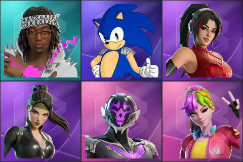 Tour Ready Lil Tecca, Sonic the Hedgehog, Dragonheart Demi, Grace Crowne, Mortuus X, Prisma