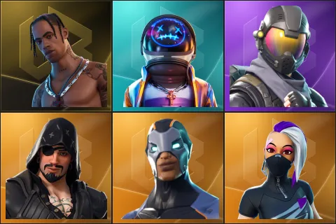 Travis Scott, Astro Jack, Rogue Agent, Blackheart, Carbide, Catalyst