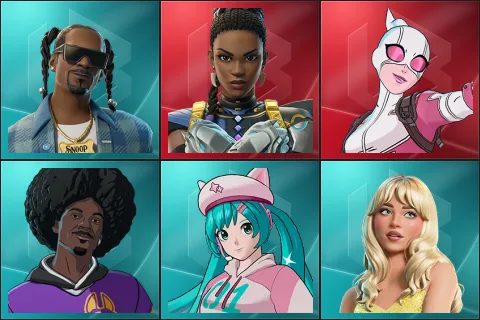 Snoop Dogg, Shuri, Gwenpool, LBC '93 Dogg, Neko Hatsune Miku, Sabrina Carpenter