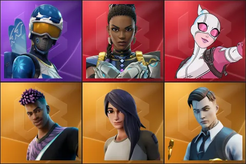 Mogul Master, Shuri, Gwenpool, Fade, Gear Specialist Maya, Midas