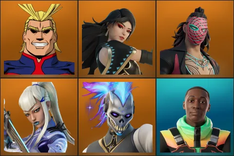All Might, Era, Kado Thorne, Mizuki, Renzo the Destroyer, Khaby Lame