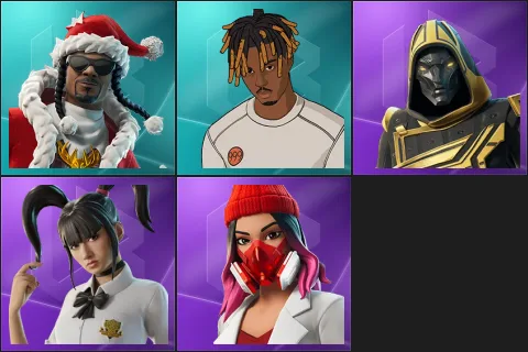 Santa Dogg, Slayer Juice WRLD, Blitz Knight, Yuki Yubari, Yulejacket
