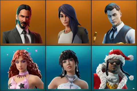 John Wick, Gear Specialist Maya, Midas, Chappell Roan, Rockstar LISA, Santa Dogg