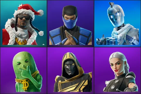 Santa Dogg, Sub-Zero (MK3), Glacial Dummy, Big Dill, Blitz Knight, Cassidy Quinn