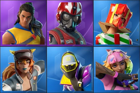 Trailblazer Tai, Wingman, Holiday Boxy, Lina Scorch, Subzero Cryptic, Vivi Chroma