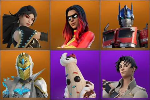 Era, Joltara, Optimus Prime, Spectra Knight, Lil Split, Lorenzo