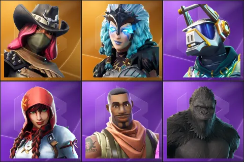 Calamity, Valkyrie, DJ Yonder, Fable, Giddy-up, Kong