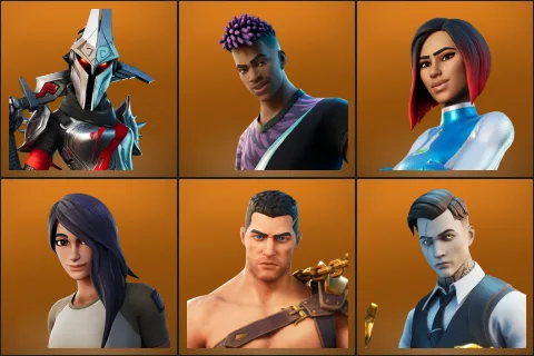 Eternal Knight, Fade, Firebrand, Gear Specialist Maya, Menace, Midas