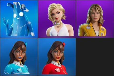 Polar Peely, Cat Holloway, The Bride, Blizzabelle, Krisabelle