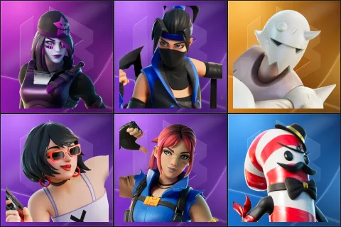 Dark Skully, Indigo Kuno, Snap, Evie, Explorer Emilie, Mr. Dappermint