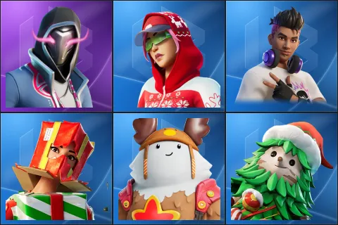 Xander, Arctic Adeline, Chord Kahele, Holiday Boxy, Sled Ready Guff, Winterfest Bushranger