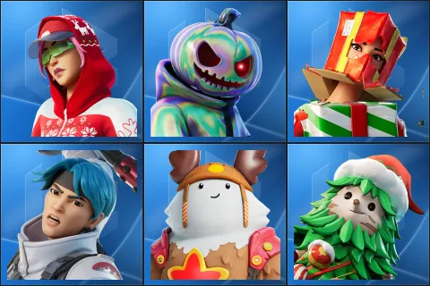 Arctic Adeline, Chrome Punk, Holiday Boxy, Jun-Hwan, Sled Ready Guff, Winterfest Bushranger