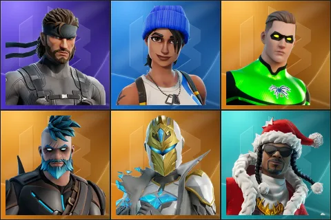 Solid Snake, Blue Team Leader, Hunter, Omegarok, Spectra Knight, Santa Dogg