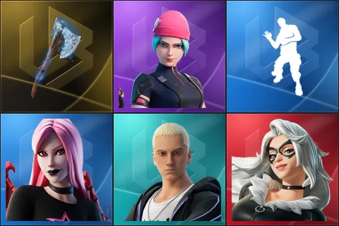 Leviathan Axe, Wildcat, Laugh It Up, Haze, Slim Shady, Black Cat