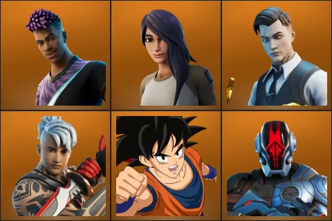 Fade, Gear Specialist Maya, Midas, Ronin, Son Goku, The Foundation