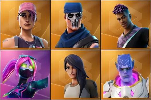 Rose Team Leader, Warpaint, Fade, Galaxia, Gear Specialist Maya, Kymera