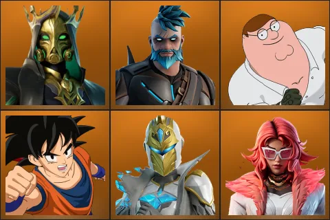 Hades, Omegarok, Peter Griffin, Son Goku, Spectra Knight, Valeria