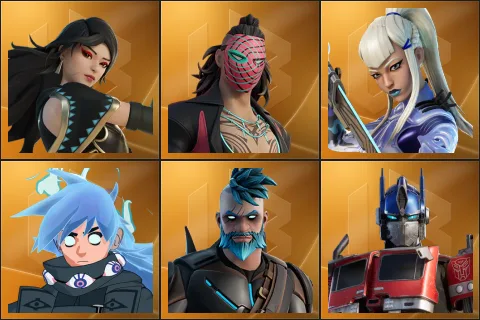 Era, Kado Thorne, Mizuki, Nezumi, Omegarok, Optimus Prime
