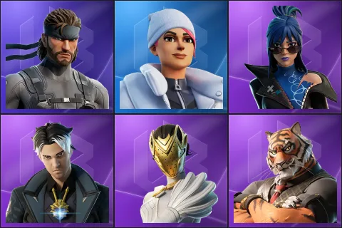 Solid Snake, Blizzard Bomber, Hope, Montague, Nisha, Oscar