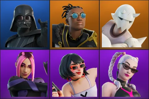 Darth Vader, Malik, Snap, Adira, Evie, Sabina