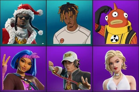 Santa Dogg, Slayer Juice WRLD, Blinky Fishstick, Carina, Carter Wu, Cat Holloway