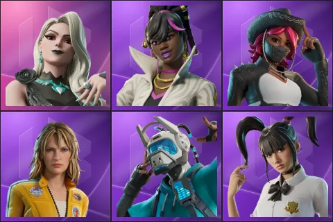 Carletta, Danica, Omen Hunter Calamity, The Bride, Yon Dar 3000, Yuki Yubari
