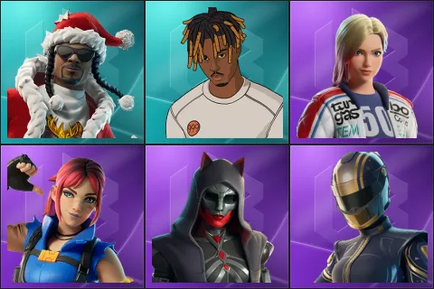 Santa Dogg, Slayer Juice WRLD, Dueling Dragons Jackie, Explorer Emilie, Felina, Hairpin