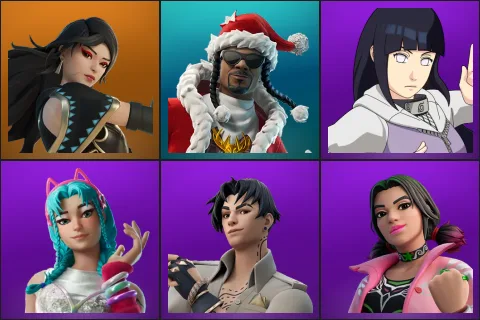 Era, Santa Dogg, Hinata Hyuga, Katalina, Lorenzo, Mariposa