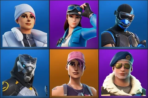 Blizzard Bomber, Cloud Striker, Fixer, Huntmaster Saber, Rose Team Leader, Royale Bomber