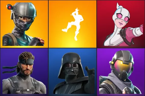 Elite Agent, Take The L, Gwenpool, Solid Snake, Darth Vader, Rogue Agent