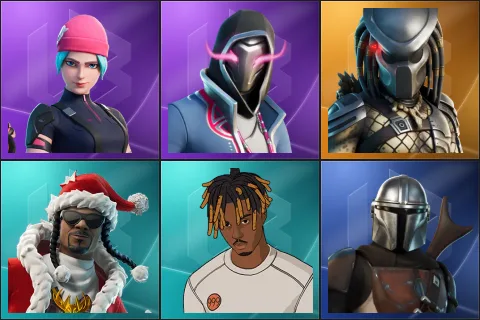 Wildcat, Xander, Predator, Santa Dogg, Slayer Juice WRLD, Mandalorian