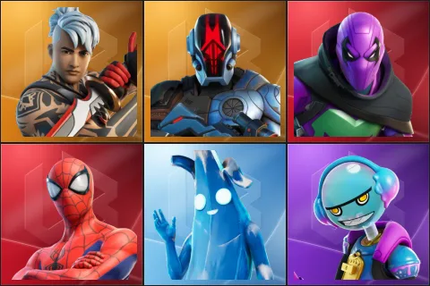Ronin, The Foundation, Prowler, Spider-Man, Polar Peely, Gumbo