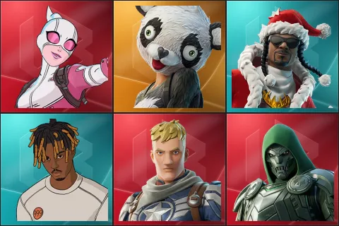 Gwenpool, P.A.N.D.A Team Leader, Santa Dogg, Slayer Juice WRLD, Captain Jones, Doom