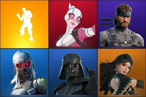 Laugh It Up, Gwenpool, Solid Snake, Zadie, Darth Vader, Era