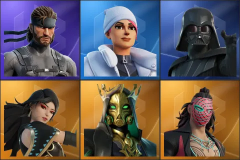 Solid Snake, Blizzard Bomber, Darth Vader, Era, Hades, Kado Thorne