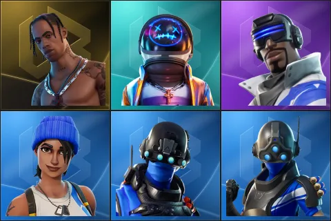 Travis Scott, Astro Jack, Blue Striker, Blue Team Leader, Carbon Commando, Trilogy