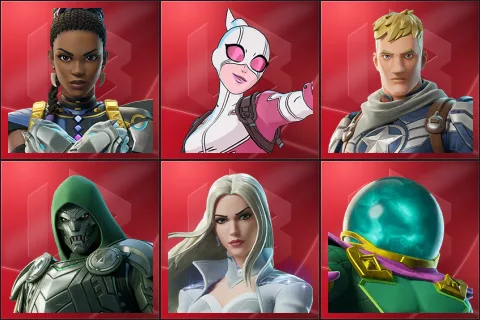 Shuri, Gwenpool, Captain Jones, Doom, Emma Frost, Mysterio