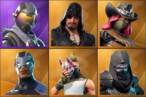 Rogue Agent, Blackheart, Calamity, Carbide, Drift, Enforcer