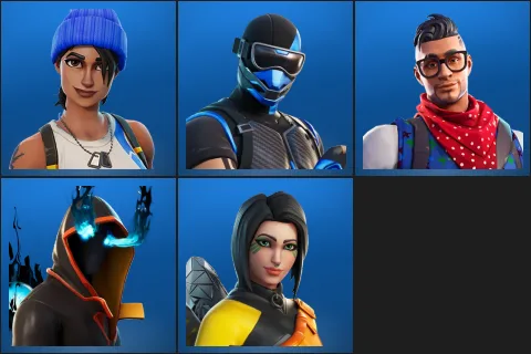 Blue Team Leader, Fixer, Prodigy, Absenz, D'Ark