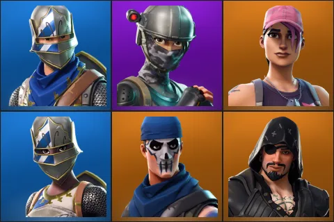 Blue Squire, Elite Agent, Rose Team Leader, Royale Knight, Warpaint, Blackheart