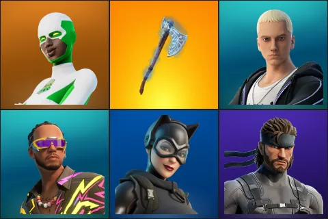 Backlash, Leviathan Axe, Slim Shady, Lewis Hamilton, Catwoman Zero, Solid Snake