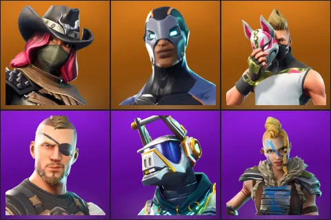 Calamity, Carbide, Drift, Battlehawk, DJ Yonder, Huntress