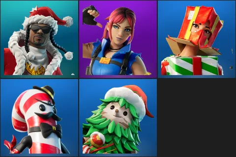 Santa Dogg, Explorer Emilie, Holiday Boxy, Mr. Dappermint, Winterfest Bushranger