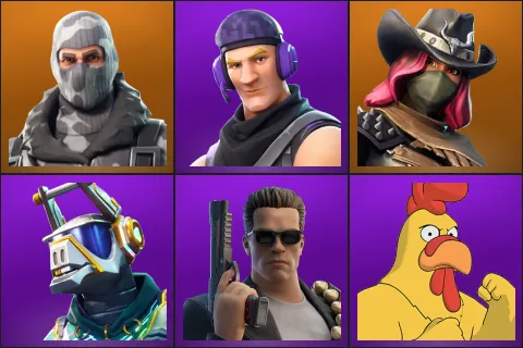 Havoc, Sub Commander, Calamity, DJ Yonder, Terminator, The Giant Chicken