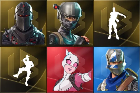 Black Knight, Elite Agent, Floss, Take The L, Gwenpool, Blue Squire